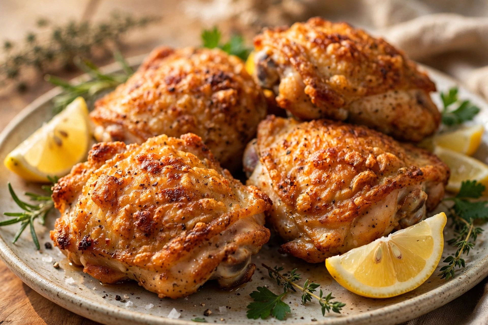 Crispy air fryer chicken