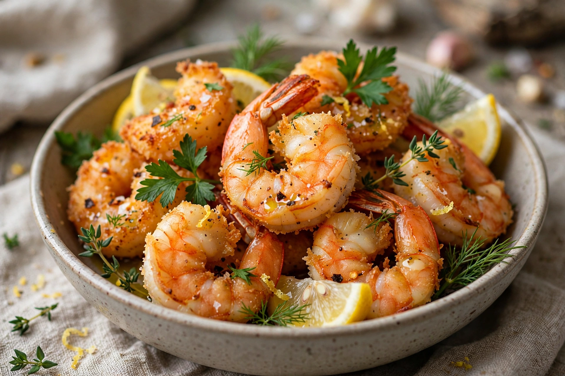 Air fryer shrimp