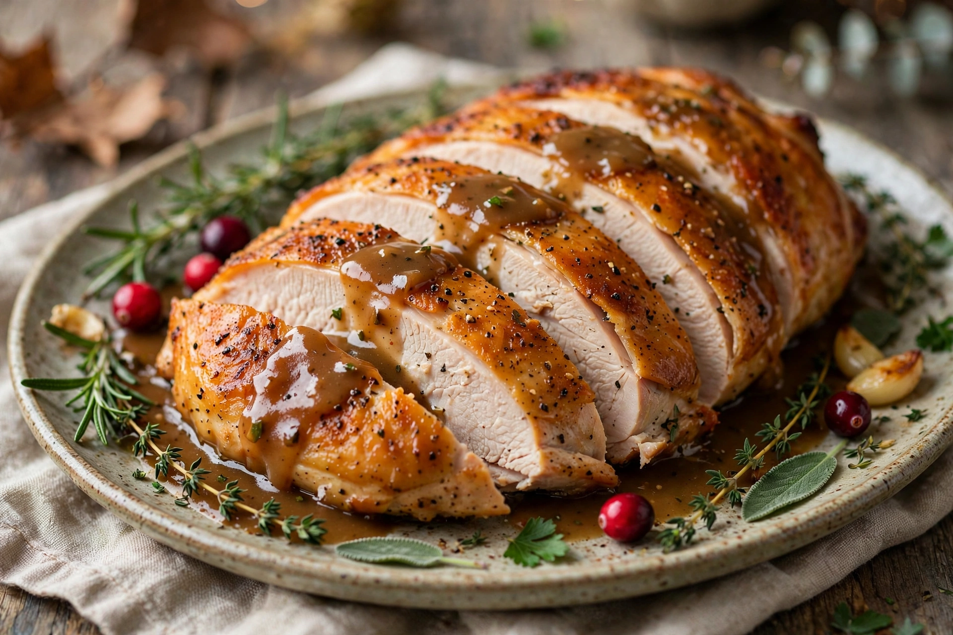 Air fryer turkey breast