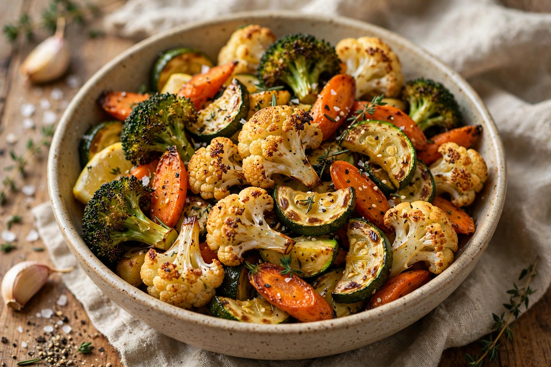 Air fryer vegetables